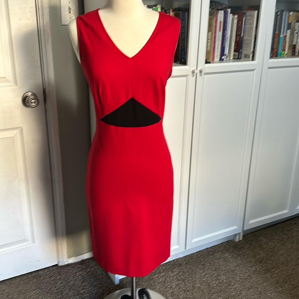 Black and Red Magaschoni New York dress
